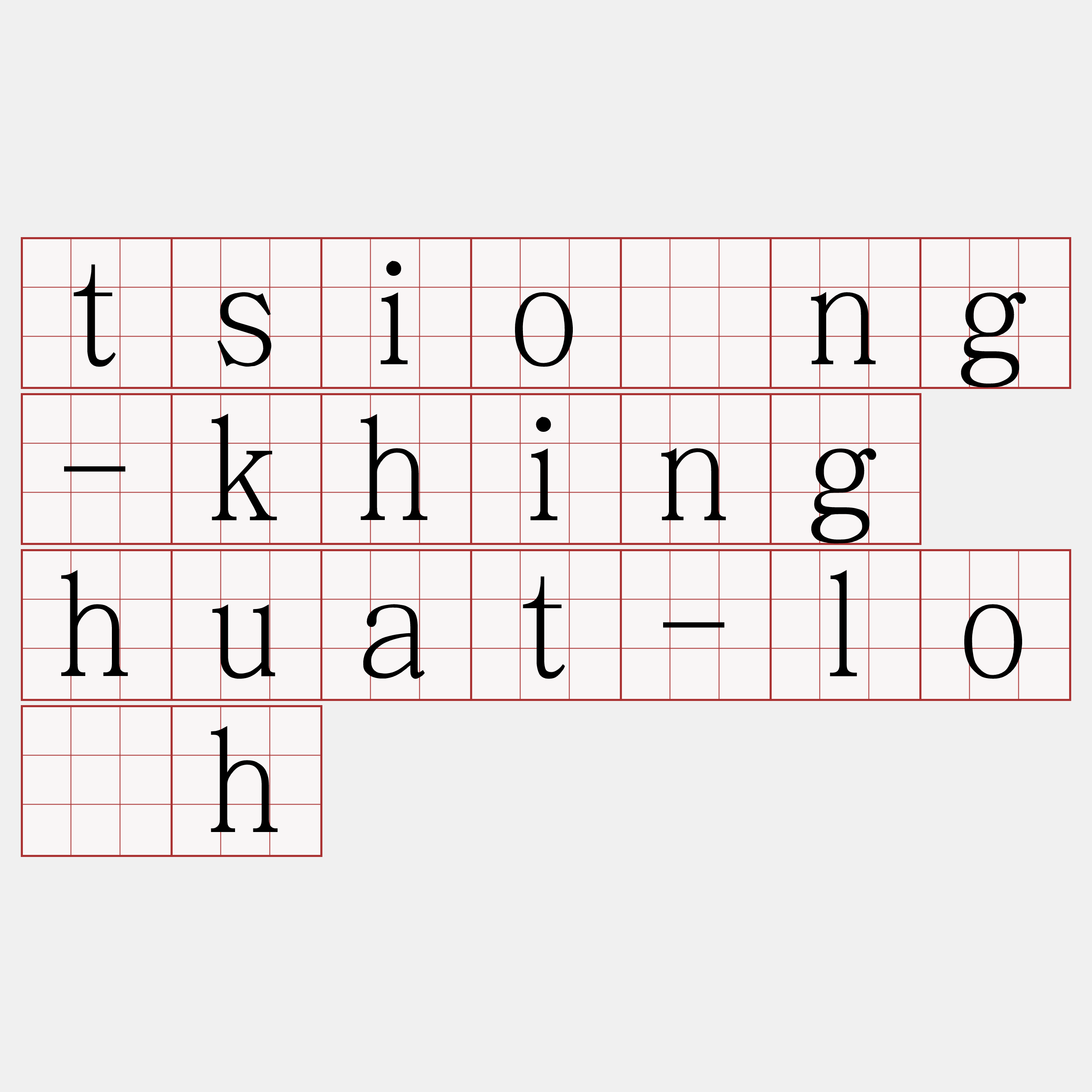 tsiông-khing huat-lo̍h